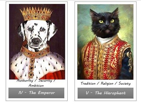 Royal Pets tarot deck