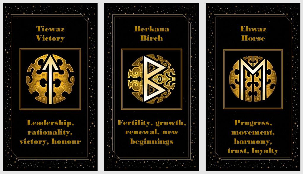 Golden Rune cards