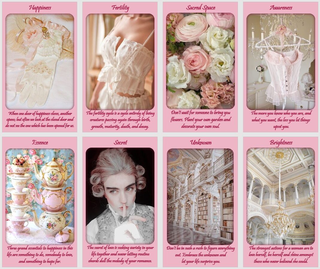 Marie Antoinette Oracle Cards