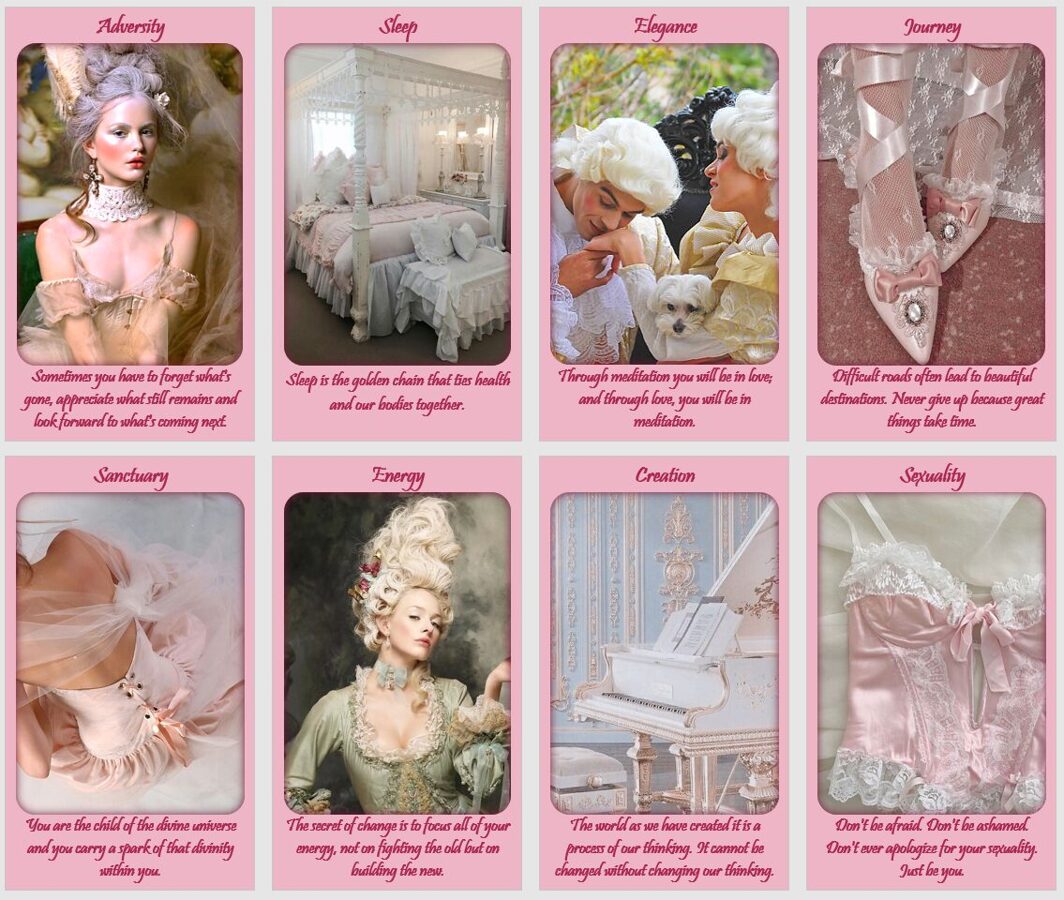 Marie Antoinette Oracle Cards