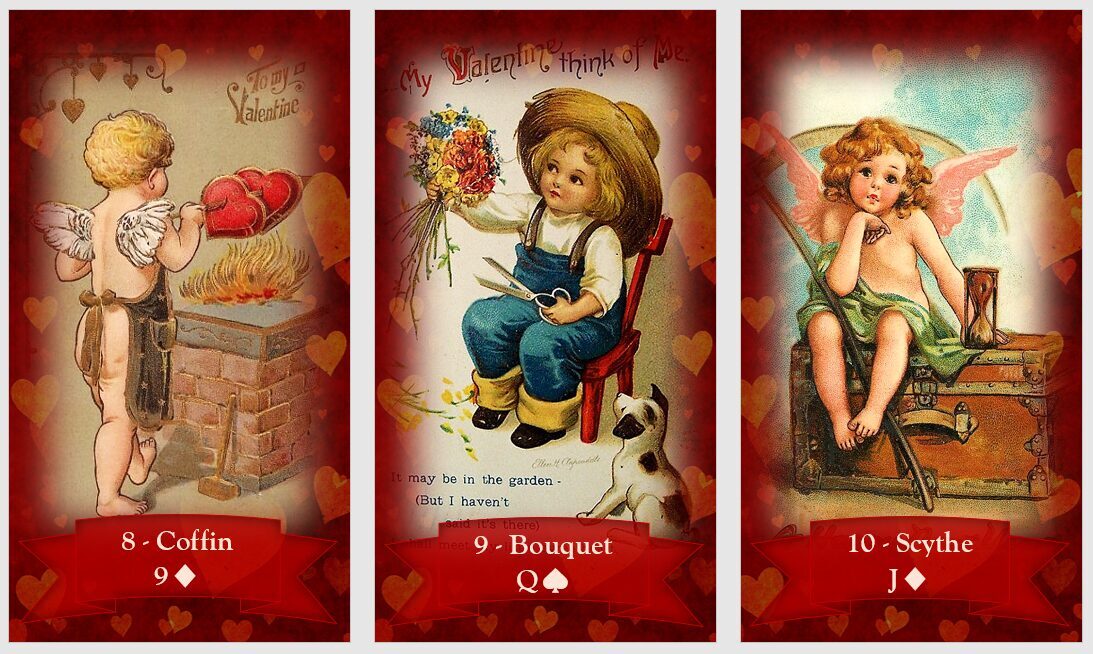 Valentines Day Lenormand deck 