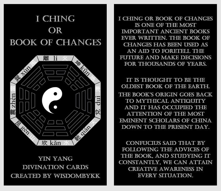 Book of Changes Oracle cards
