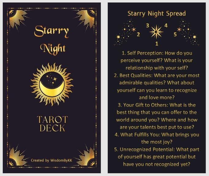 Starry Night Tarot Deck