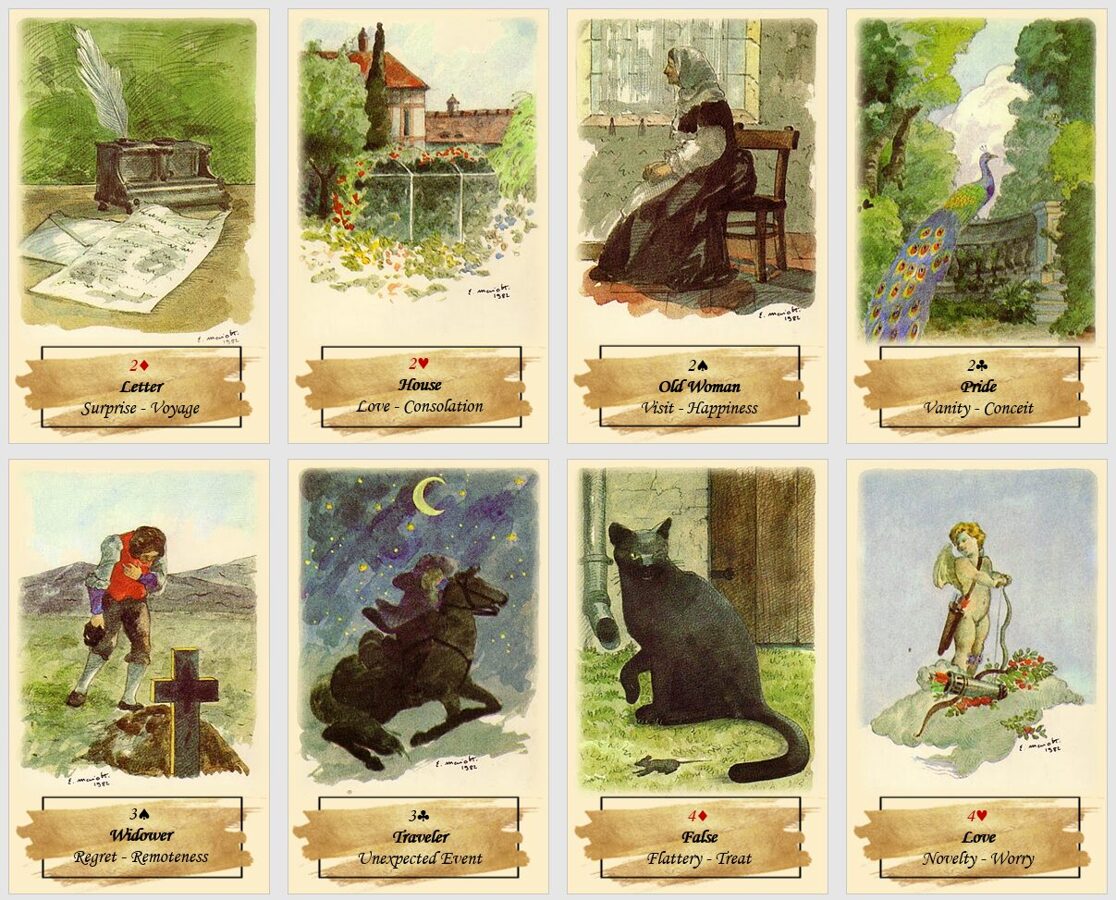 mareridt hjul har en finger i kagen Gypsy Oracle Cards - Oracle Decks - Tarot cards deck, fortune telling,  divination, Oracle cards, Lenormand, Runes, I Ching