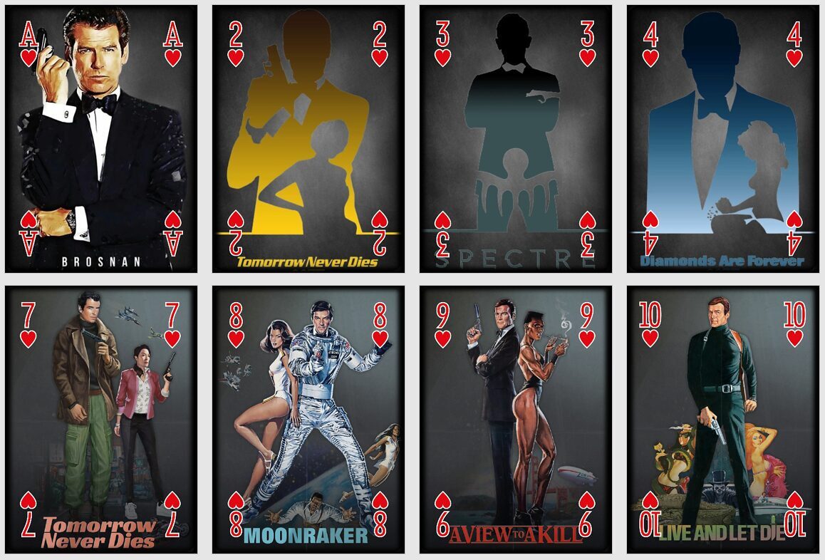 Agent 007 Poker/Bridge cards