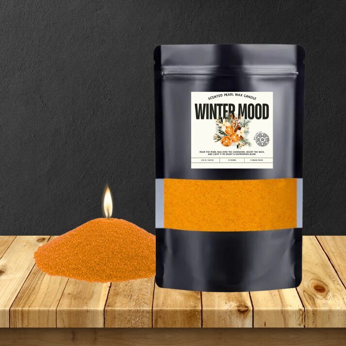 Winter Mood Pearl Wax loose candle