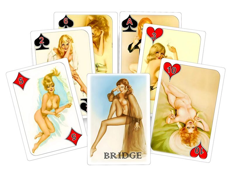 Vargas Pin Up Poker cards