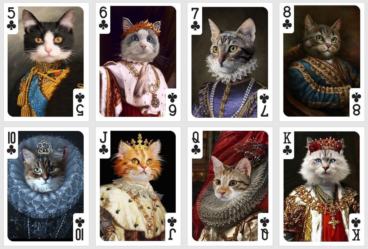 Renaissance Pets Playing cards