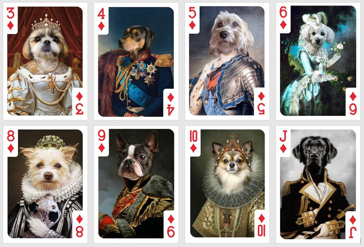 Renaissance Pets Playing cards