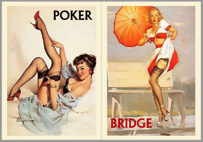 Elvgren Pin Up Poker/Bridge cards 