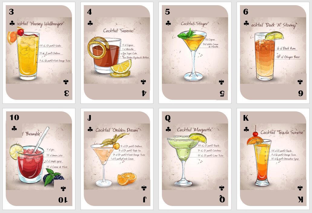 Cocktail Party Poker cards