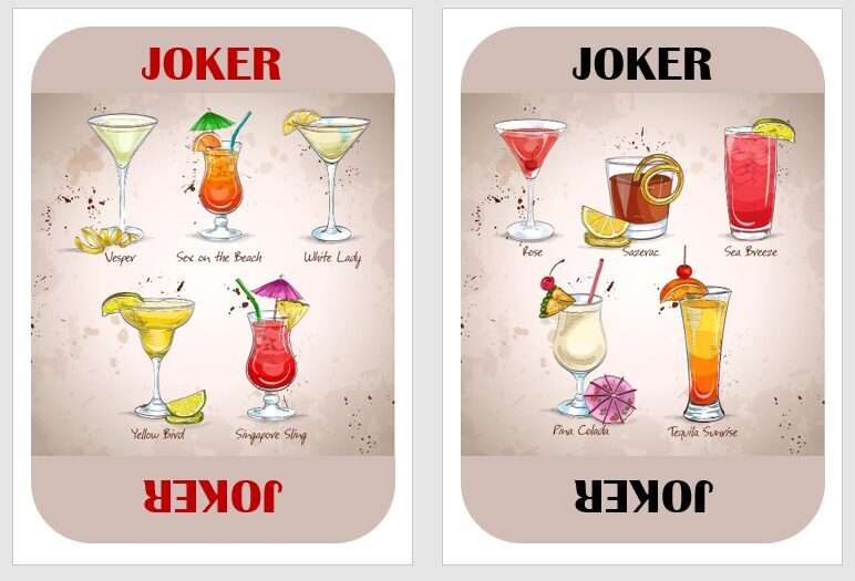 Cocktail Party Poker cards