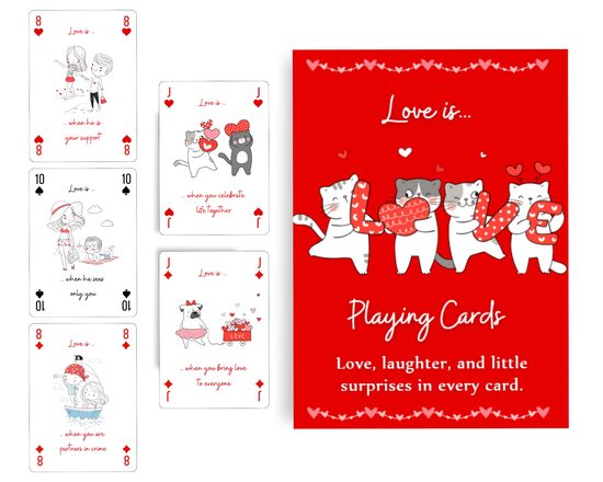 Love is... Playing cards