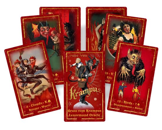 Grus Vom Krampus Lenormand cards