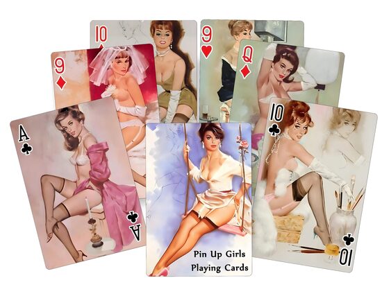 Pin Up Girls Poker cards