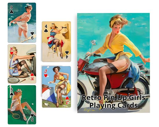 Pin Up Girls Poker cards by Elvgren