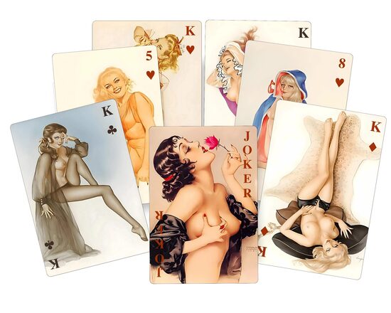Alberto Vargas Poker cards