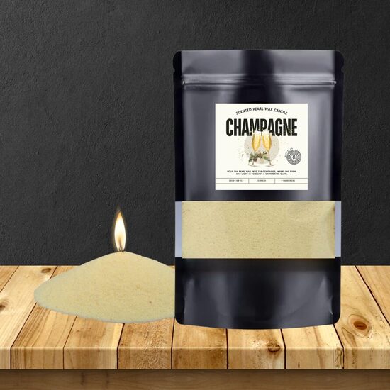 Champagne Pearl Wax loose candle