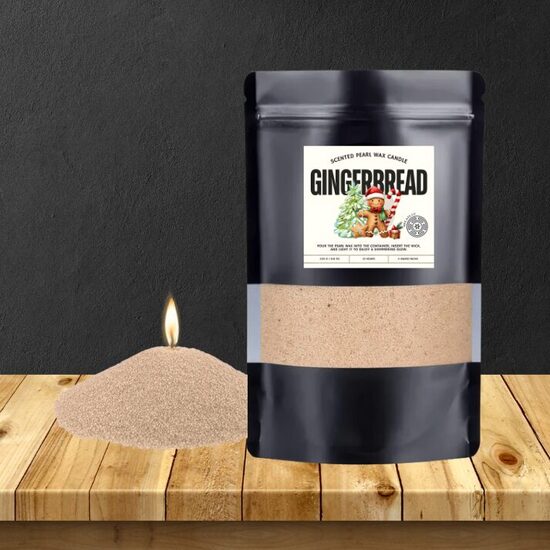 Scented Gingerbread Pearl Wax loose candle