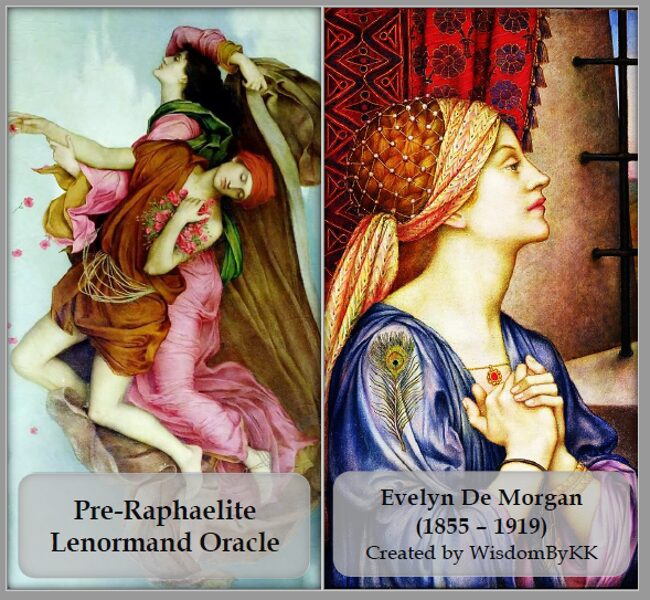 Pre-Raphaelite Art Lenormand cards