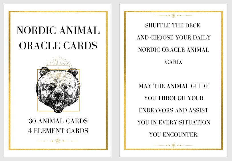 Nordic Animal Oracle 
